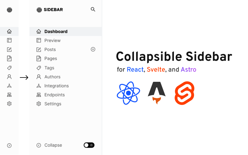 Sticky header component for Astro with mega menu