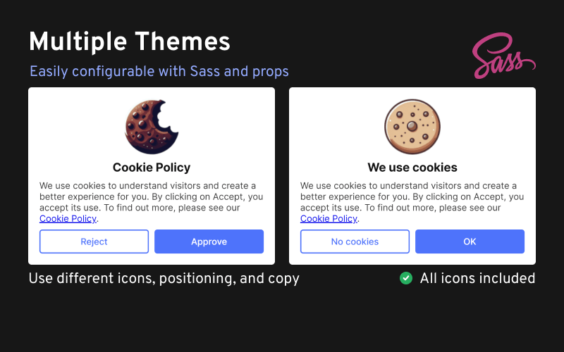 Multiple themes available